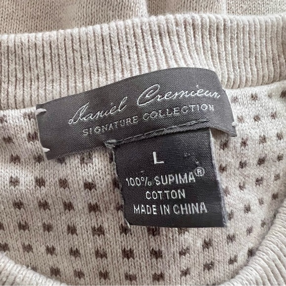 Daniel Cremieux Signature Collection Crew Neck Sweater - Picture 4 of 5